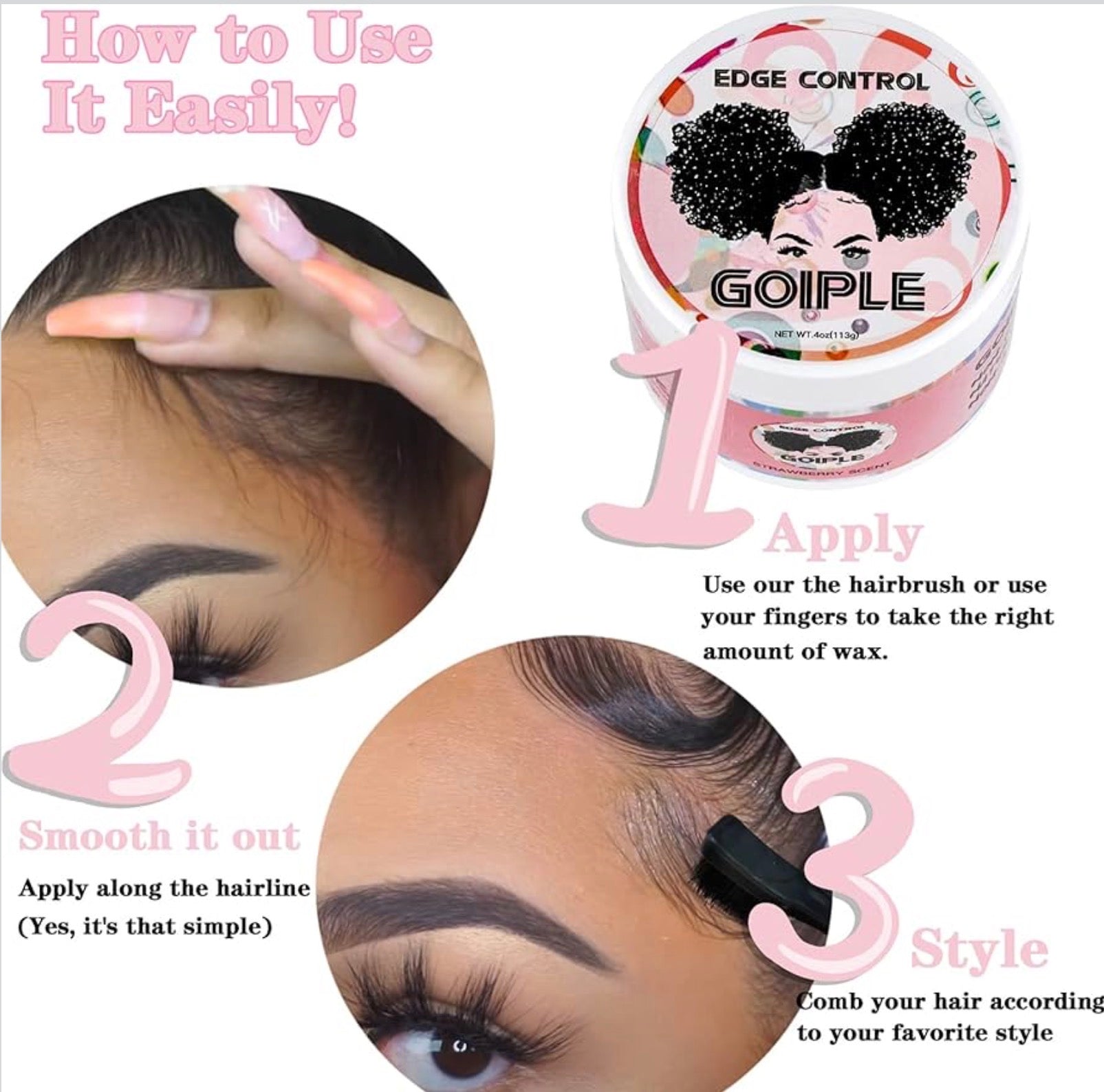 Giople Edge Control Wax